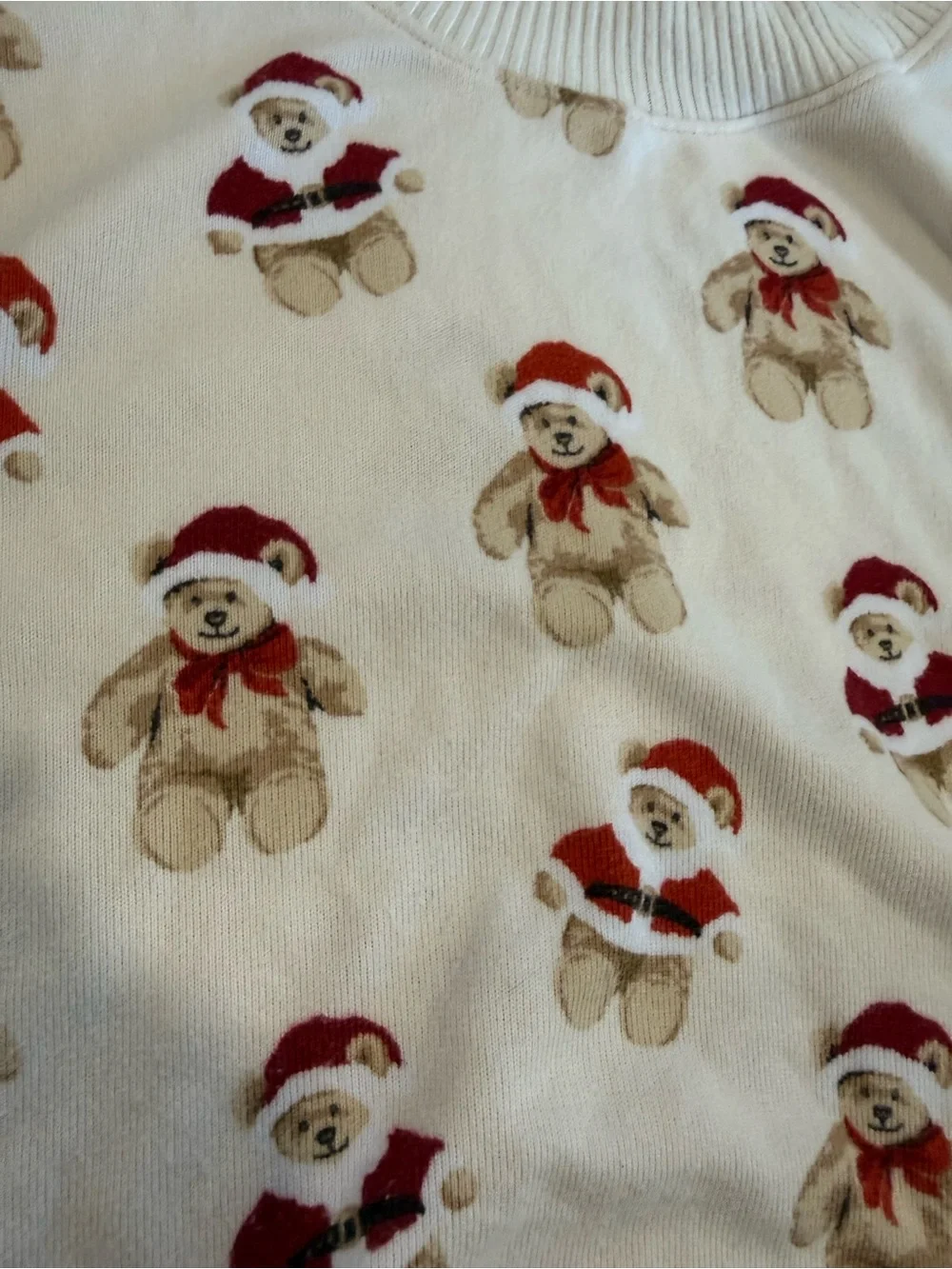 American Eagle Holiday Teddy Bear Plush PJ Set XL